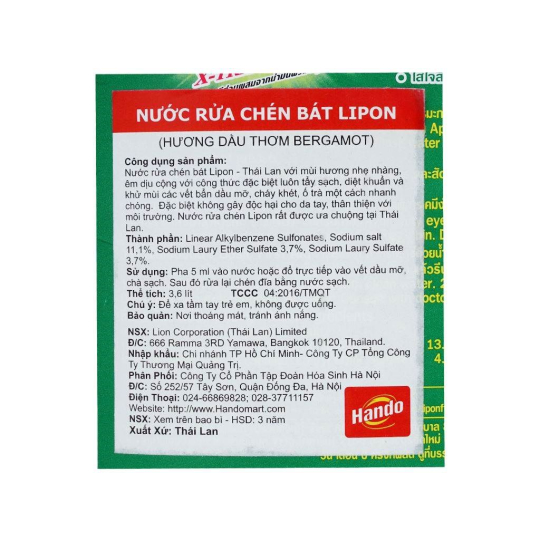 Nước Rửa Chén LION
