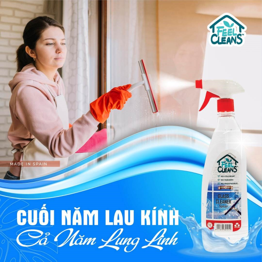 Nước Lau Kính Feel Cleans