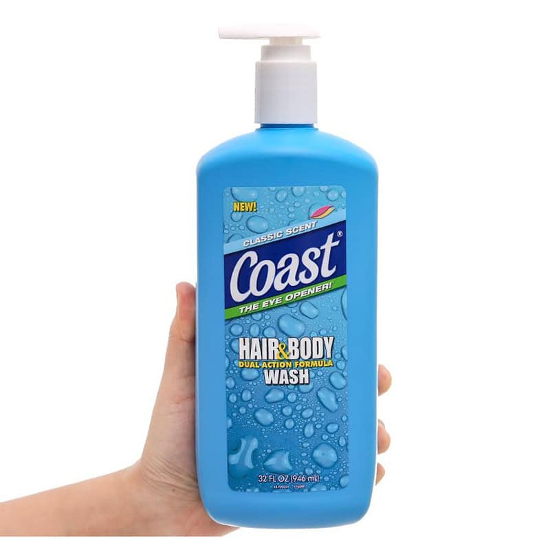 Sữa tắm gội Nam 2-in-1 Coast Classic Scent (Mỹ) 946ml